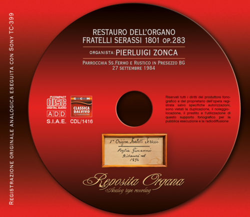 Organo Fratelli Serassi 1801 Op. 283 - Presezzo, BG - immagine 3