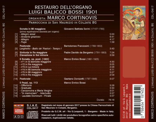 ORGANO LUIGI BALICCO BOSSI IN COLZATE - immagine 2