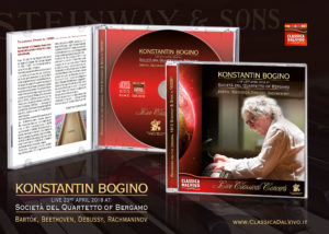 Konstantin Bogino live alla Società del Quartetto di Bergamo