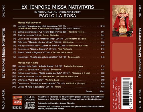 Paolo La Rosa - Ex Tempore Missa Nativitatis