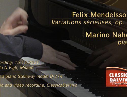 F. Mendelssohn, Variations serieuses Op. 54 – Marino Nahon