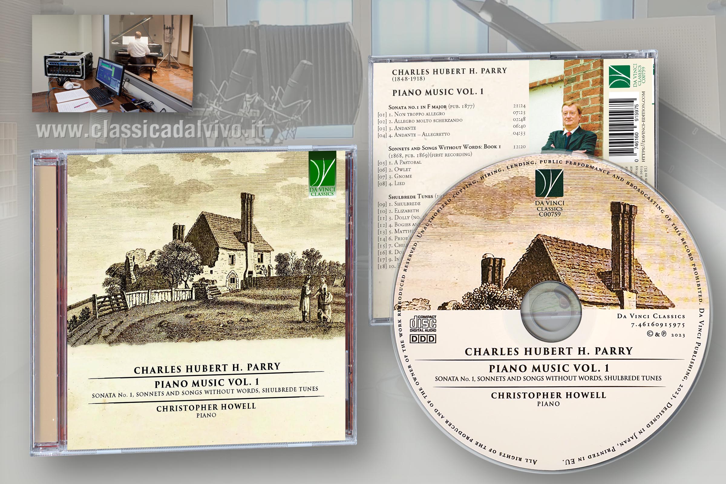 Da Vinci - Christopher Howell - Charles Hubert H Parry Vol I