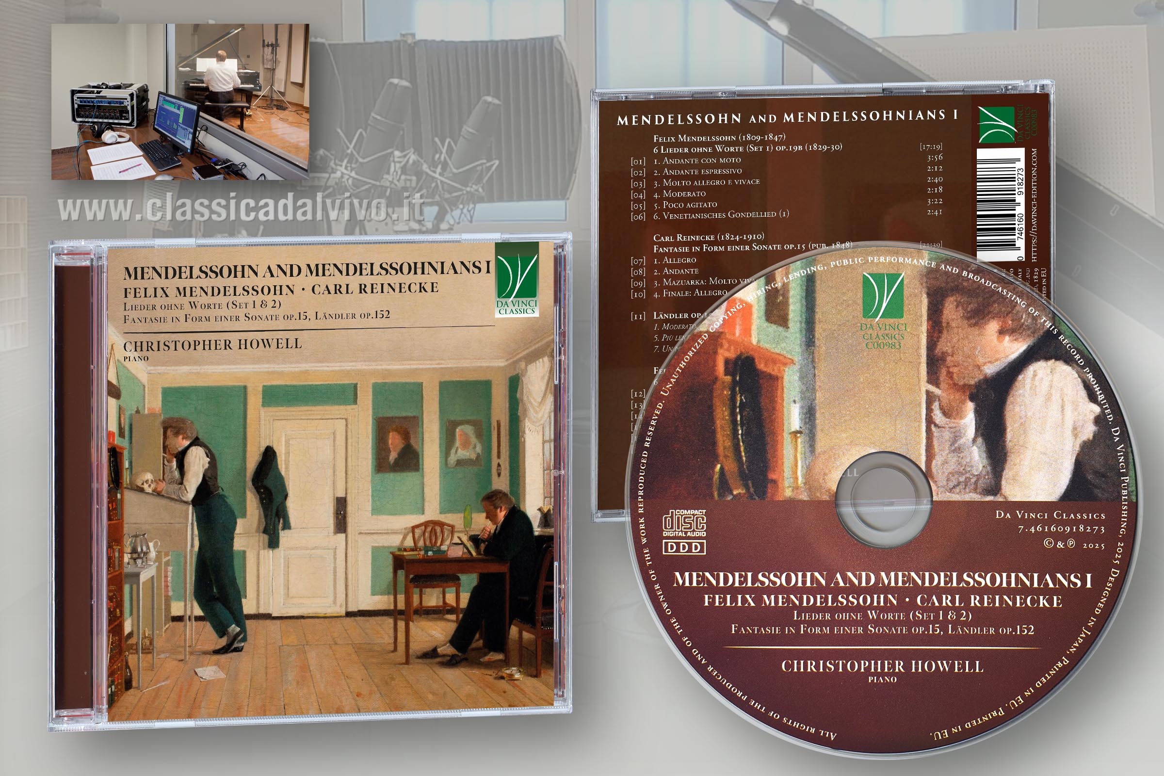 Da Vinci - Christopher Howell - Mendelssohn and Mendelssohnians Vol I
